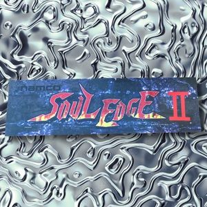 NAMCO Soul Edge Arcade Video Game Marquee Sign Header Wall Art Decor